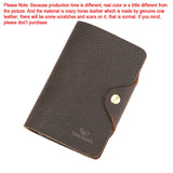 Royal Bagger Short Wallets for Men Crazy Horse Leather Card Holder Genuine Cowhide Walet Purse Vintage Clutch Coin Purses1579