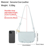 Royal Bagger Elegant Small Square Shoulder Purse for Women, Genuine Leather Crossbody Bag, Adjustable Strap 1760
