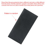 Royal Bagger Slim Long Wallets for Men Genuine Cow Leather Simple Vintage Thin Purse Male Bifold Wallet 1536