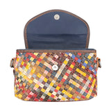 Royal Bagger Knitting Crossbody Bags for Women, Genuine Leather Satchel Purse, Fashion Casual Shoulder Bag 1784