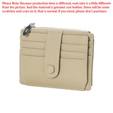 Royal Bagger Lychee Pattern Card Holder, Solid Color Coin Bag, Perfect Credit Card Case for Daily Use 1572