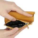 Royal Bagger Short Wallets for Women Genuine Cow Leather Fashion Trifold Wallet Large Capacity Coin Purse Thin Card Holder 1561