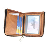 Royal Bagger Short Wallets for Men Genuine Cow Leather Card Holder Vintage Large Capacity Wallet Purse 1532