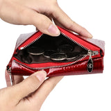 Royal Bagger Crocodile Pattern Short Wallets for Women Genuine Cow Leather Trifold Wallet Card Holder Vintage Coin Purse 1491