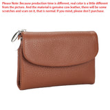 Royal Bagger Short Wallets for Women Genuine Cow Leather Fashion Coin Purse New Soft Cowhide Wallet Card Holder 1556