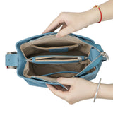 Royal Bagger Crossbody Bags for Women, Genuine Leather New Fashion Satchel Purses, Large Capacity Shoulder Bag 1850