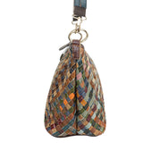 Royal Bagger Knitting Shoulder Crossbody Bag, Genuine Leather Handbags, Vintage Casual Satchel Purse for Women 1785