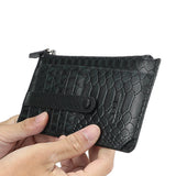 Royal Bagger Thin Card Holders for Men Genuine Cow Leather Vintage Casual Coin Purses Long Male Wallet Purse 1543