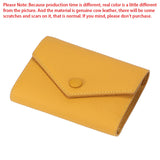 Royal Bagger Short Wallets for Women Genuine Cow Leather Fashion Trifold Wallet Large Capacity Coin Purse Thin Card Holder 1561