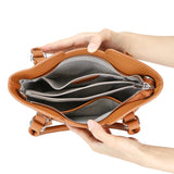 Royal Bagger Genuine Leather Handbag for Women, Luxury Shoulder Crossbody Bag with Adjustable Strap, Fashion Commuter Tote 1721