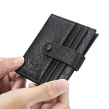 Royal Bagger Credit Card Holder for Men Crocodile Pattern Genuine Cow Leather Vintage Casual Small Wallet Purse 1534