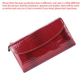 Royal Bagger Genuine Cowhide Long Wallets for Women Patent Leather Clutch Wallet Fashion Vintage Coin Purse Card Holder 1557