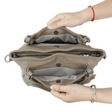 Royal Bagger Genuine Leather Small Tote Bag, Fashionable Casual Crossbody Shoulder Purse, Luxury Large Capacity Handbags 1757