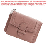 Royal Bagger Short Wallet for Women Genuine Cow Leather Coin Purse Fashion Simple Change Pouch Zipper Thin Card Holder 1488