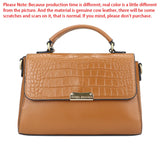 Royal Bagger Genuine Leather Handbag, Luxury Solid Color Crossbody Bag, Fashion Crossbody Purse for Women 1733