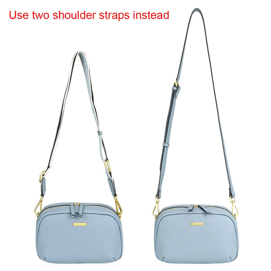 Royal Bagger Stylish Crossbody Bags for Women, Genuine Leather Luxury Shoulder Purse, with Double Shoulder Straps 1670