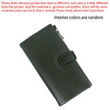 Royal Bagger Long Wallet for Women Genuine Cow Leather Fashion Casual Phone Purse Multi-card Slots Card Holder 1505