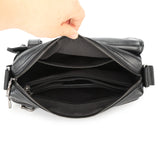 Royal Bagger Messenger Bag for Men Cowhide Business Large-capacity Shoulder Bag Genuine Cow Leather Fashion Crossbody Bag 1348