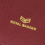 Royal Bagger Coin Purses for Women, Fashion Kiss Lock Change Pouch, Double Clip Key Card Storage Bag 1858