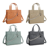 Royal Bagger Genuine Leather Handbag for Women, Luxury Solid Color Tote Bags, Fashion Casual Crossbody Shoulder Bag 1762