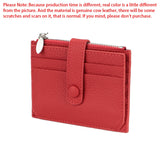 Royal Bagger Thin Credit Card Holder for Women Genuine Cow Leather Coin Purses Fashion Casual Small Wallet Purse 1566