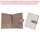 Royal Bagger Travel Passport Holder for Women Men Genuine Cow Leather Fashion Wallet Purse Large Capacity Card Holders 1479