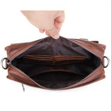 Royal Bagger Messenger Bag for Men Real Cowhide Retro Fashion Shoulder Bags Business Casual Man Sling Pocket Genuine Cow Leather